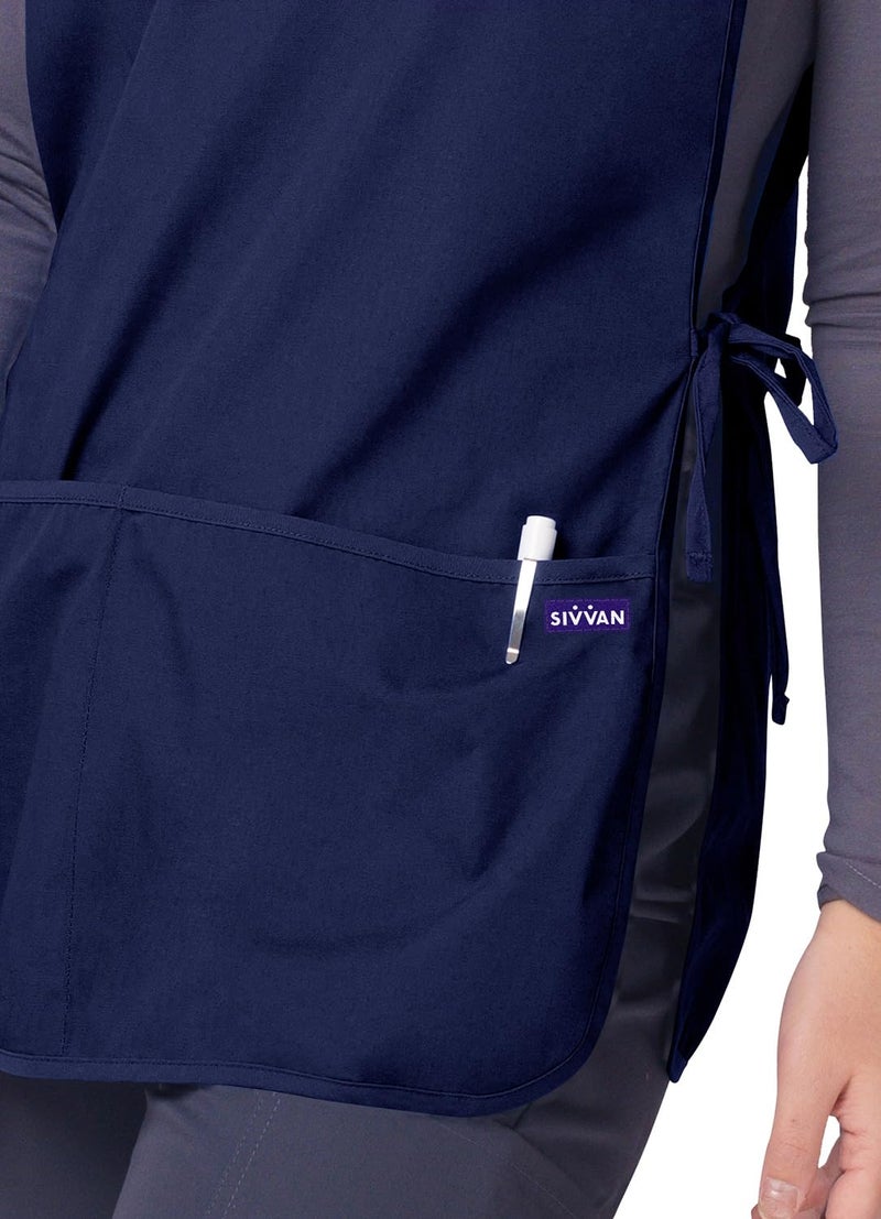 Sivvan Unisex Apron - Cobbler Apron 3-Pack - S87003 - Navy - R - Image 5